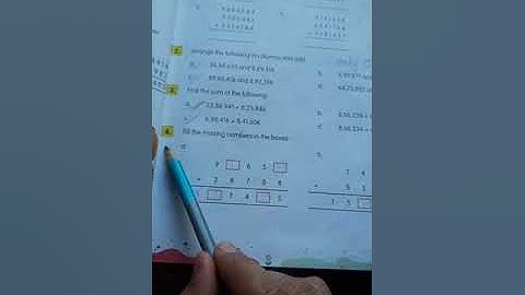 class 5  ex addition and subtraction