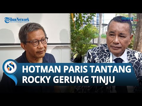 Diejek Otaknya Tak Bersinar Seperti Cincinya, Hotman Paris Tantang Rocky Gerung Tanding Tinju di GBK