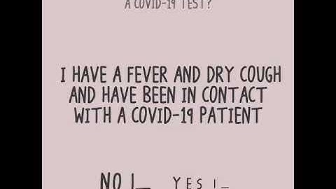 Wondering if you should get tested for  COVID19?