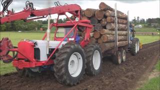 County Tractor pulls a heavy load.