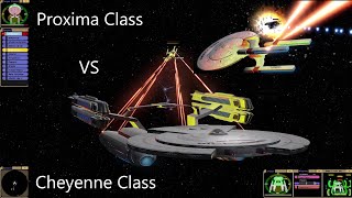Proxima Class VS Cheyenne Class | Battle of the Quad Warp Nacelles | 2 Battles | Star Trek Bridge Co