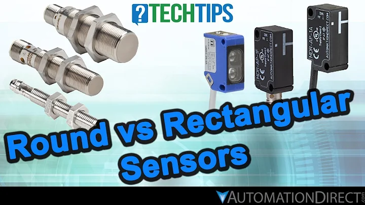 Round vs Rectangular Sensors - Select The Right Sensor for Your Application from AutomationDirect