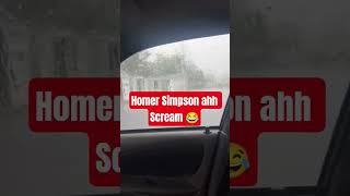 Homer Simpson ahh Scream 😂 #funny #shortsviral #amazingmemes #seriousshotta #funnyshorts #shorts