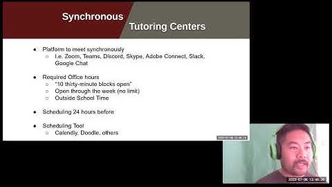 Empowering Student-Led Learning with Online Tutoring Centers: Synchronous & Asynchronous Tutoring
