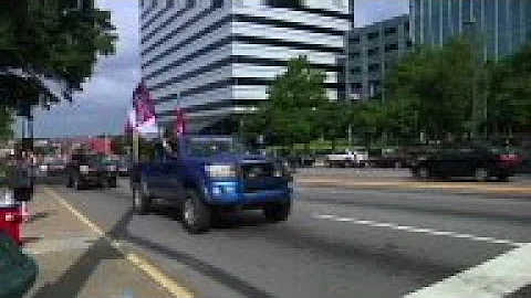 Dozens of Confederate flag supporters rallied at the S.C. Statehouse on Saturday, calling it a symbo