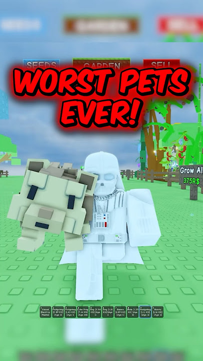 NEVER Use These Pets in Grow a Garden (Roblox) #growagarden
