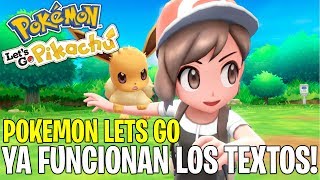 Yuzu | Pokemon Let&#39;s Go Ya Funcionan los Textos en Yuzu Emulador!