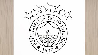 Fenerbahçe Logosunun Kolay Çizimi Logo Çizimleri