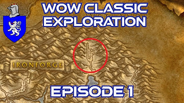 Wow Classic Exploration Part 1 - Airport & Mt. Ironforge