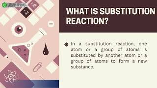 Substitution Reactions Homework and Assignment Help