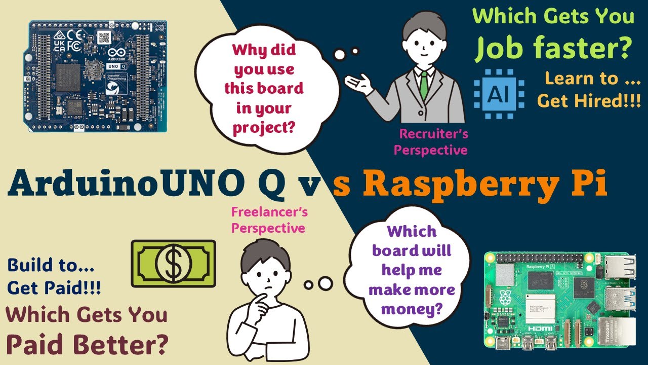 Arduino UNO Q vs Raspberry Pi: Which Gets You a Job vs Which Gets You ...