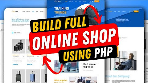 How to Build a Complete Online Shop Using PHP and MySQL - YouTube