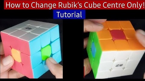 Changing Centre only (Tutorial) - How to Change Rubik’s Cube Centre Only!!