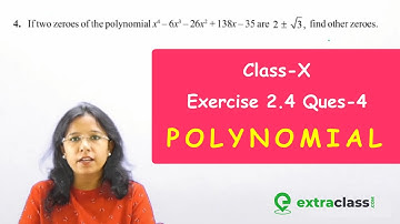 Chapter 2 Polynomials Ex 2.4 Q4 | Class 10th Maths Ncert Solutions by Himani Maam