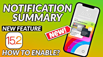 How To Enable Notification Summary on iPhone I iOS 15.2 Feature Notification Summary