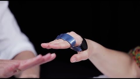 Anti claw orthosis (Orfit Strips in Orfit Colors NS) - Splinting techniques 6/10
