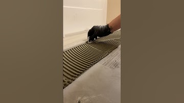 Tiling with QEP leveling clips #diy #tile #construction #howto