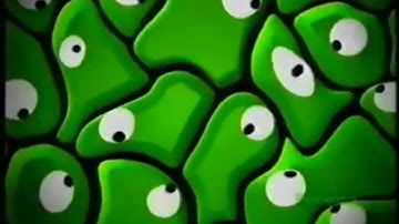 CBBC One 2003-2005 ident: Crowd but red background