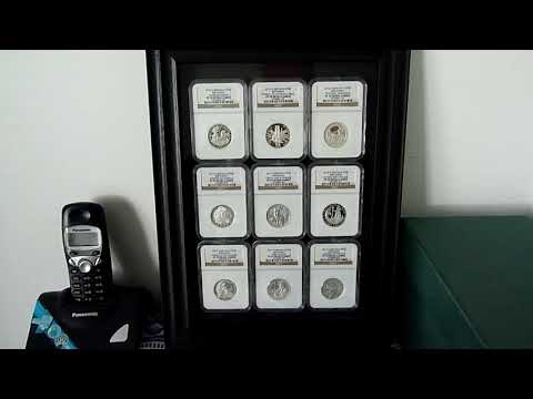 2012 1/2oz Britannia NGC PF 70 9 Coin Set Framed.