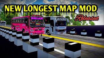NEW LONGEST MAP MOD 🗾|RELEASED 💥|BUSSID V3.7.1|FULL DETAILED VIDEO