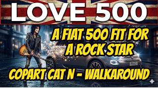 Bargain Fiat 500 Fit For A Rock Star - Project Freddie - Walkaround Copart Cat N #fiat500rockstar