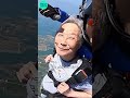 84-year-old lady skydives from 3000m