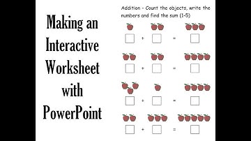 Interactive Worksheet with PowerPoint
