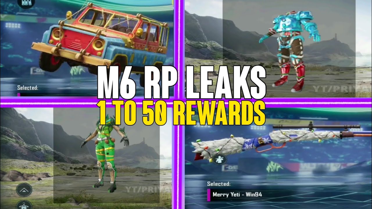 M6 RP LEAKS || 1 TO 50 REWARDS🔥🔥 || 