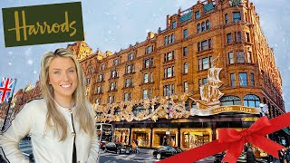 HARRODS AT CHRISTMAS 2022 | Luxury Food \& Decorations Tour