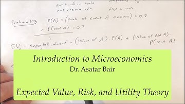 Introduction to Microeconomics: Expected Value, Risk, and Utility Theory