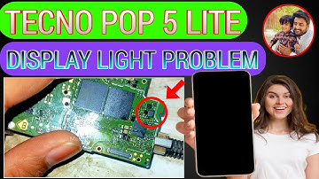 Tecno Pop 5 Lite Display Light Problem Solution|Bd4 Tecno Display Light Problem#mentoregulzar