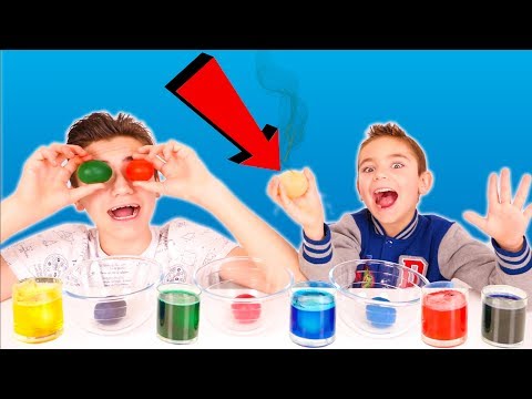 ON TESTE DES EXPÉRIENCES SCIENTIFIQUES AVEC DE LA NOURRITURE - Balle Rebondissante Oeuf