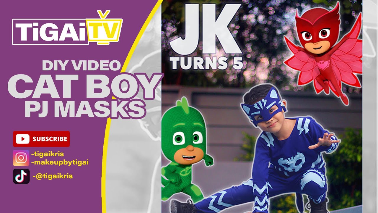JK turns 5 DIY Video for Cat Boy Costume and accessories YouTube