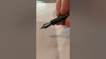 Diplomat Aero Fine Jowo nib Writing sample