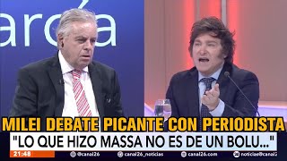 Periodista Se Enojó Con Milei Por Tratar De Boludo A Massa - La Mirada 13/11/2022