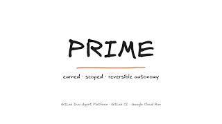 Prime: AI agents that earn the right to ship to production (GitLab Duo + Google Cloud Run)