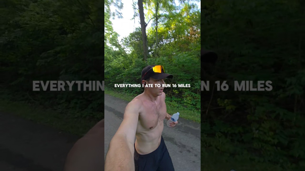 Everything I ate to run 16 miles, 112 days out from my first marathon! 