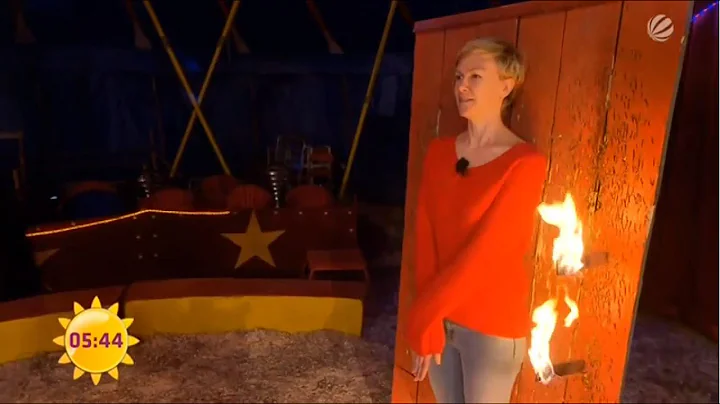 Moderator im Zirkus: Karen an der Messerwand | Sat.1 Frhstcksfernsehe...
