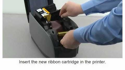 ISG Zenith ZXP1 04 - Loading a Ribbon