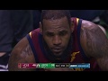 LeBron James gets hit in the head, leaves game with neck strain