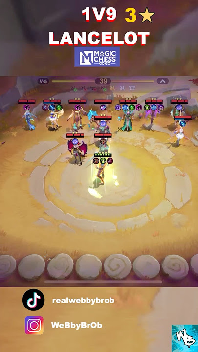 LANCELOT 1V9 MAGIC CHESS GOGO #mobilelegends #magicchessgogo  #mlbb #magicchess #bestsynergy