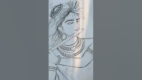 krishna drawing | How to draw a Krishna tutorial || #drawing #art #draw #krishna #shorts #short