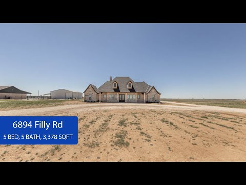6894 Filly Rd, Lubbock, TX home video tour