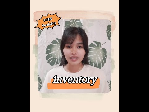 Inventory | Hal4 TOEIC Vocabulary #shorts