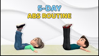 QUICK ABS ROUTINE FOR KIDS – 5-DAY CHALLENGE