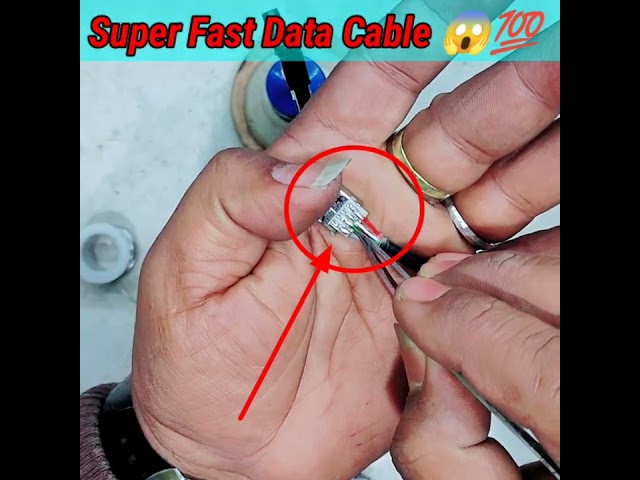 super fast charging data cable //fast charging cable type c repair @cactusElectronic #short #shorts