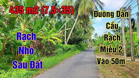 Đất Mặt Tiền 435 m2 Gần Đường Dẫn Cầu Rạch Miễu 2 Vào 400m