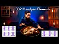 332 rhythmic flourish  handpan lesson  how to play the handpan