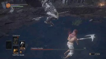 SL1 NG+7 no sprint/roll/block/parry Champion Gundyr