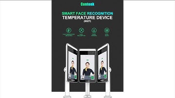 Operation video of Smart Face Recognition Temperature Device